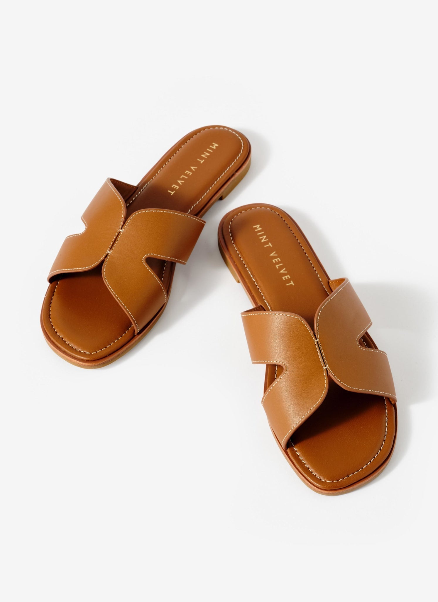 Darcy Tan Leather Sandals