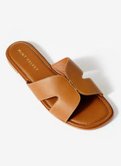 Darcy Tan Leather Sandals