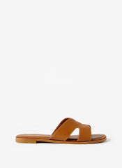 Darcy Tan Leather Sandals
