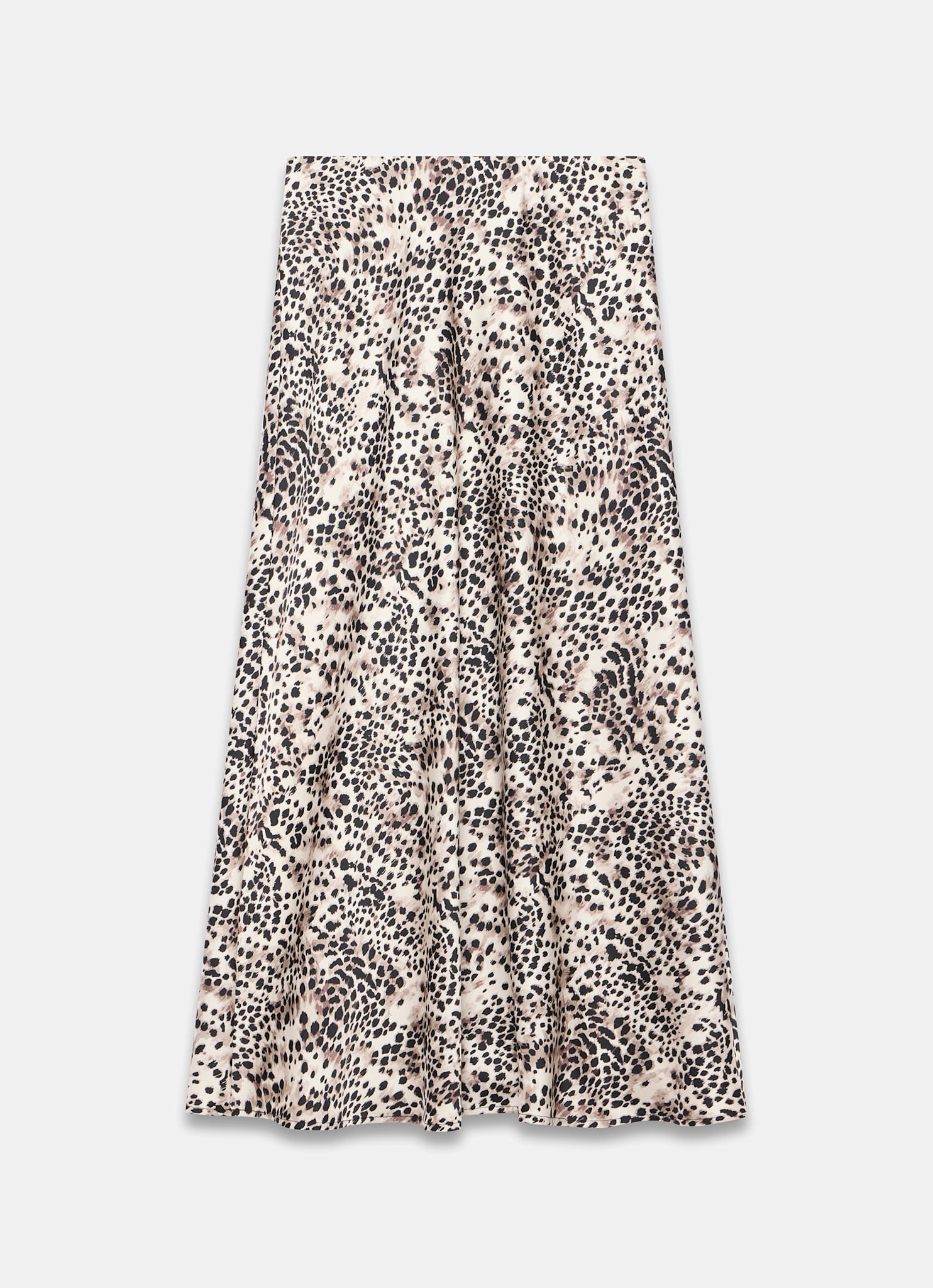 Leopard Print Slip Skirt