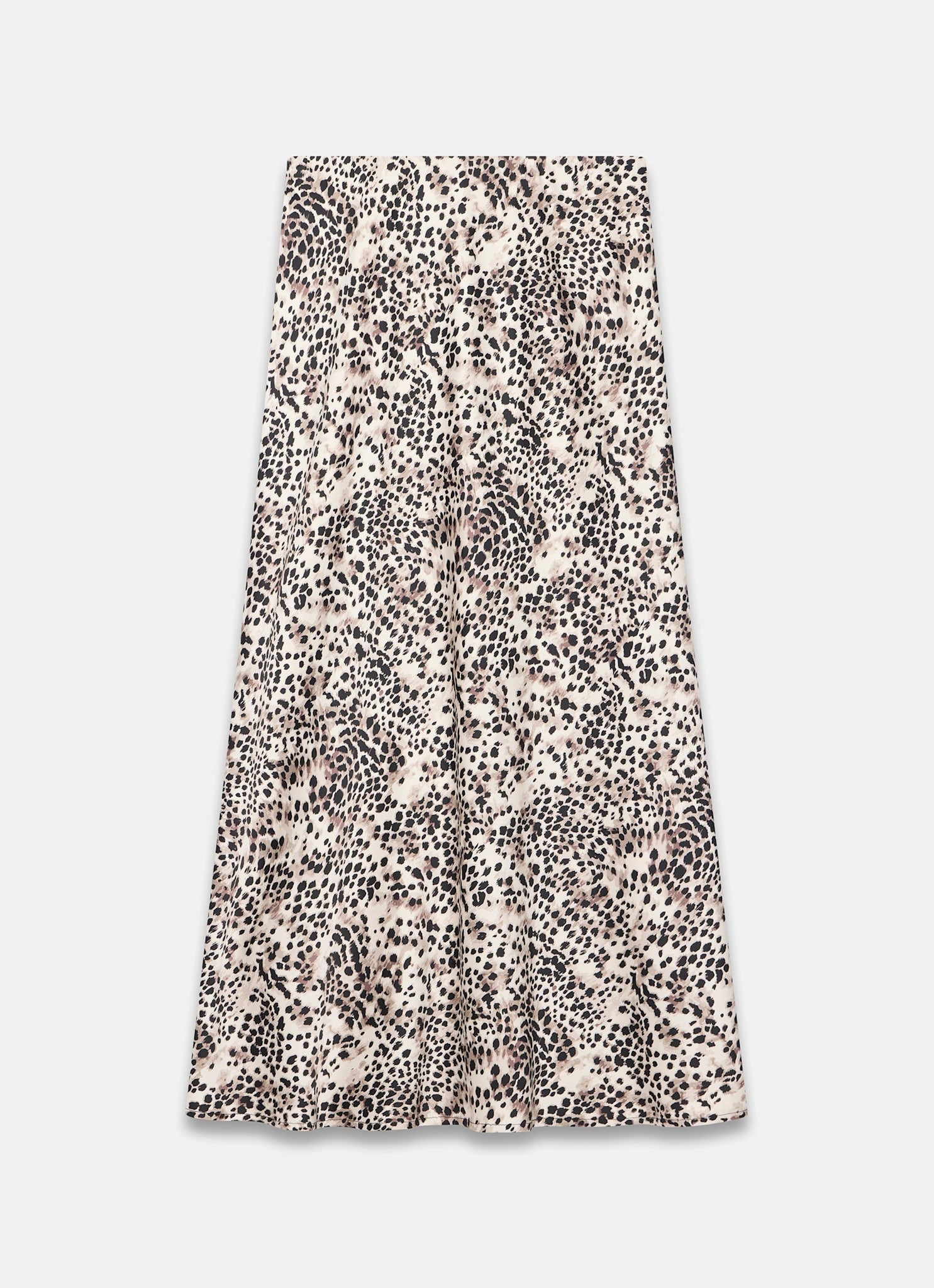Leopard Print Slip Skirt
