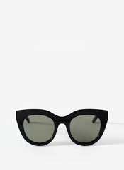 Le Specs Air Heart Black Sunglasses