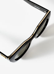 Le Specs Air Heart Black Sunglasses