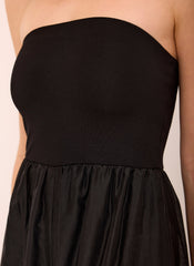 Black Bandeau Balloon Jumpsuit