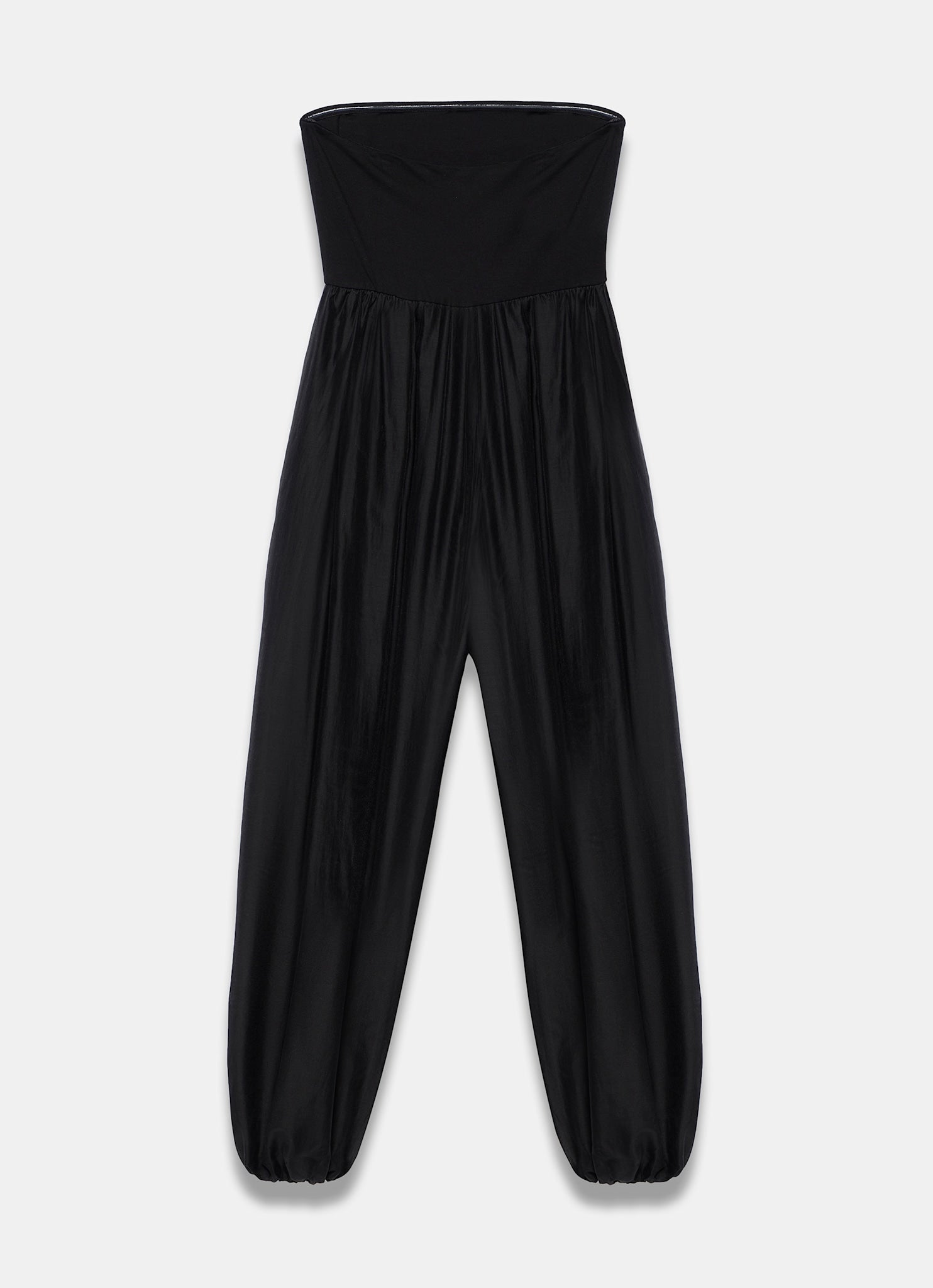 Black Bandeau Balloon Jumpsuit