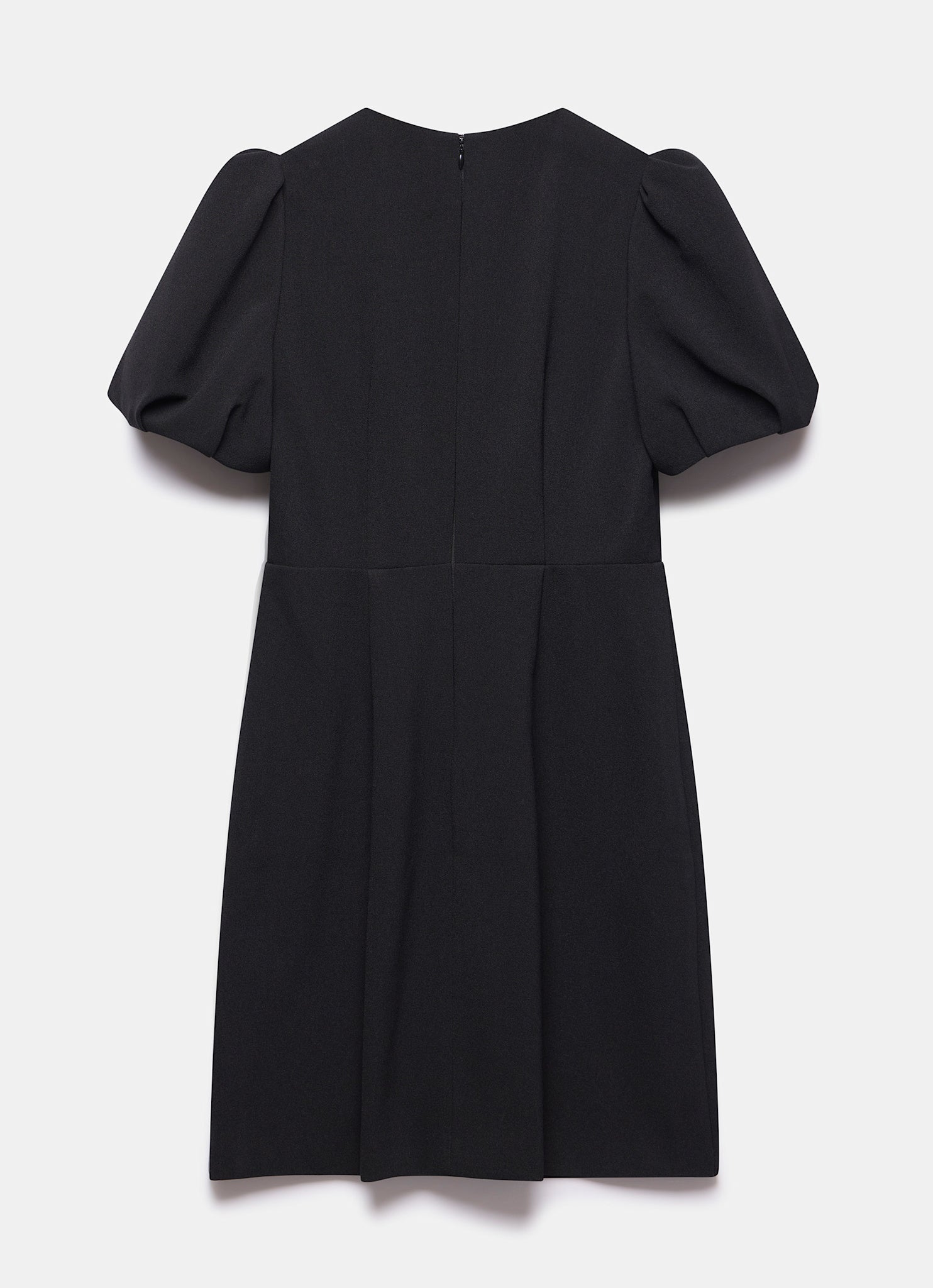 Black Bow Detail Mini Dress