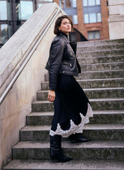 Black Leather Biker Jacket