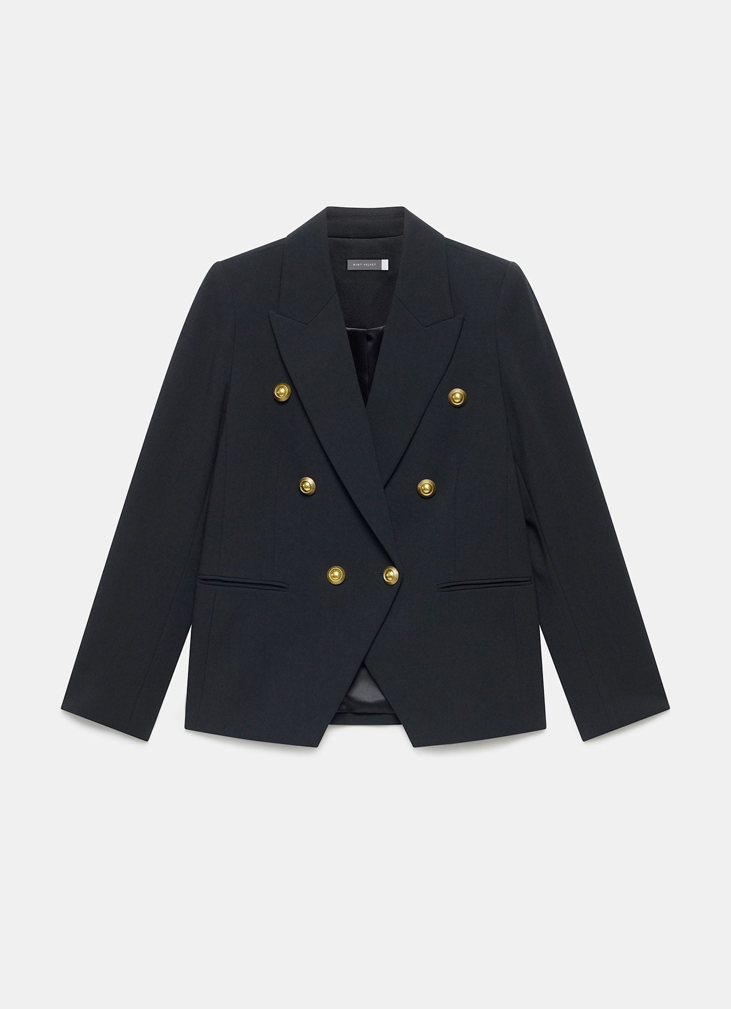 Black Double Breasted Blazer