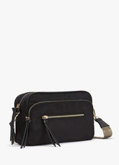 Black Nylon Crossbody Bag