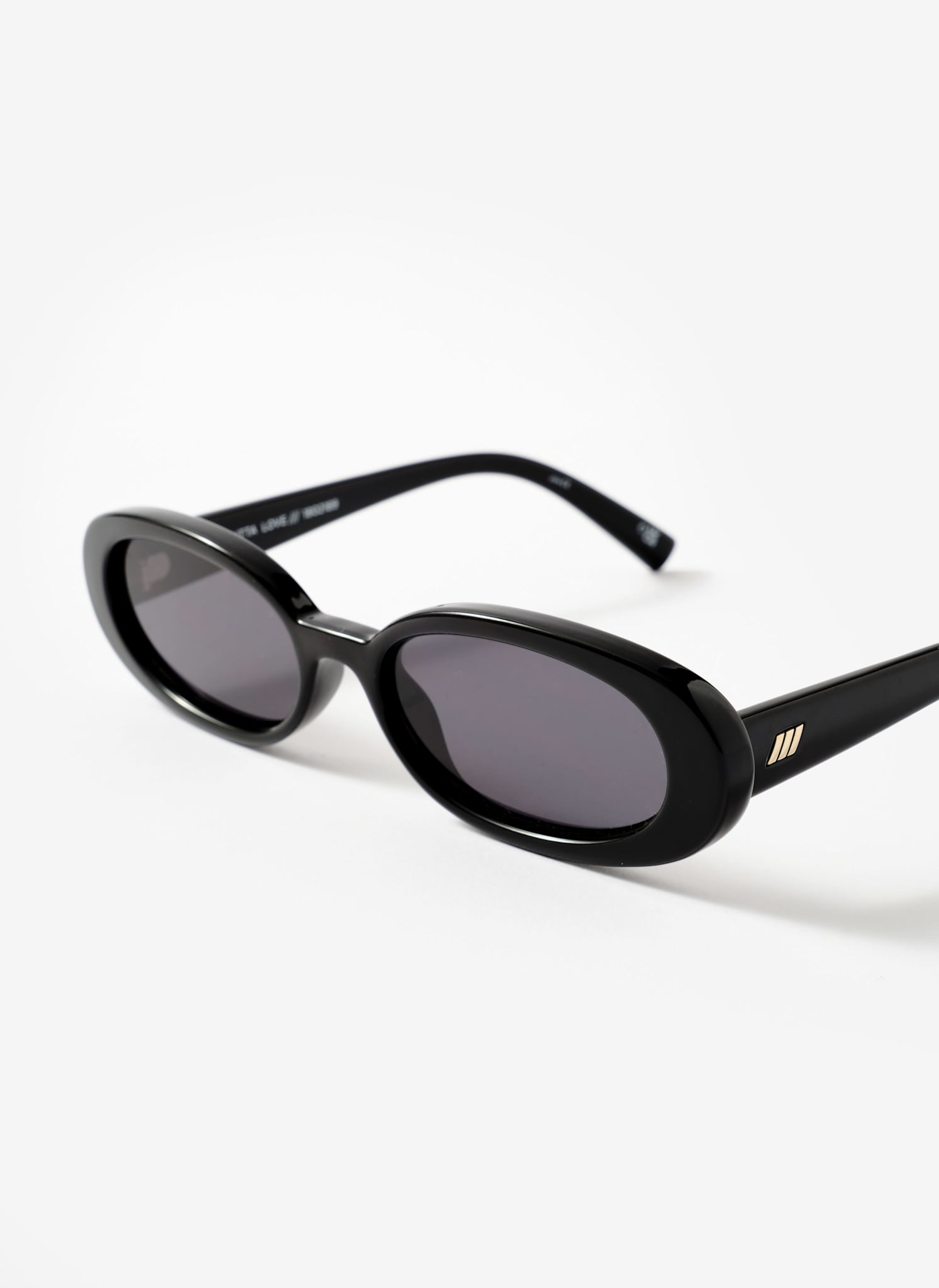 Le Specs Outta Love Black Sunglasses