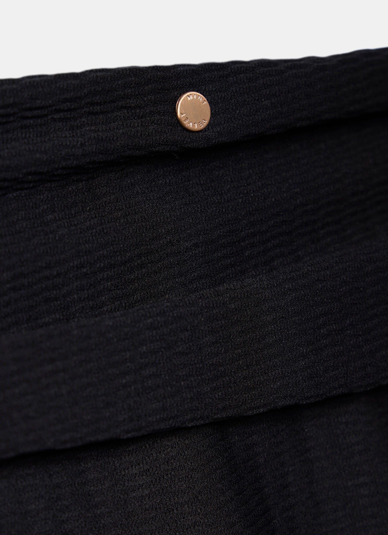 Black Roll Top Bikini Bottoms