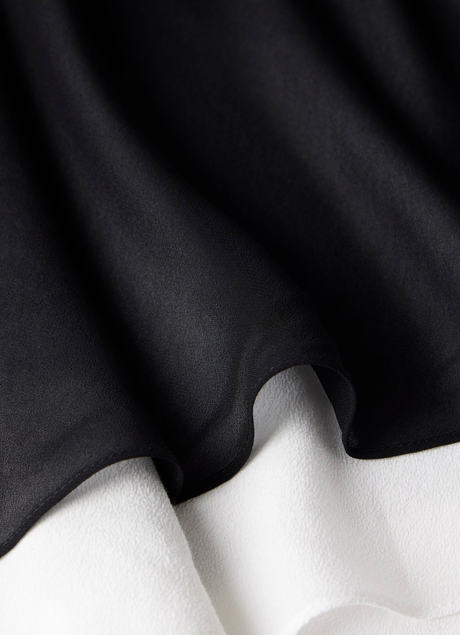 Black Layered Maxi Skirt