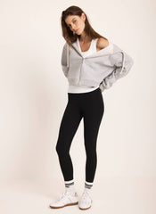 Black Jersey Straight Leggings