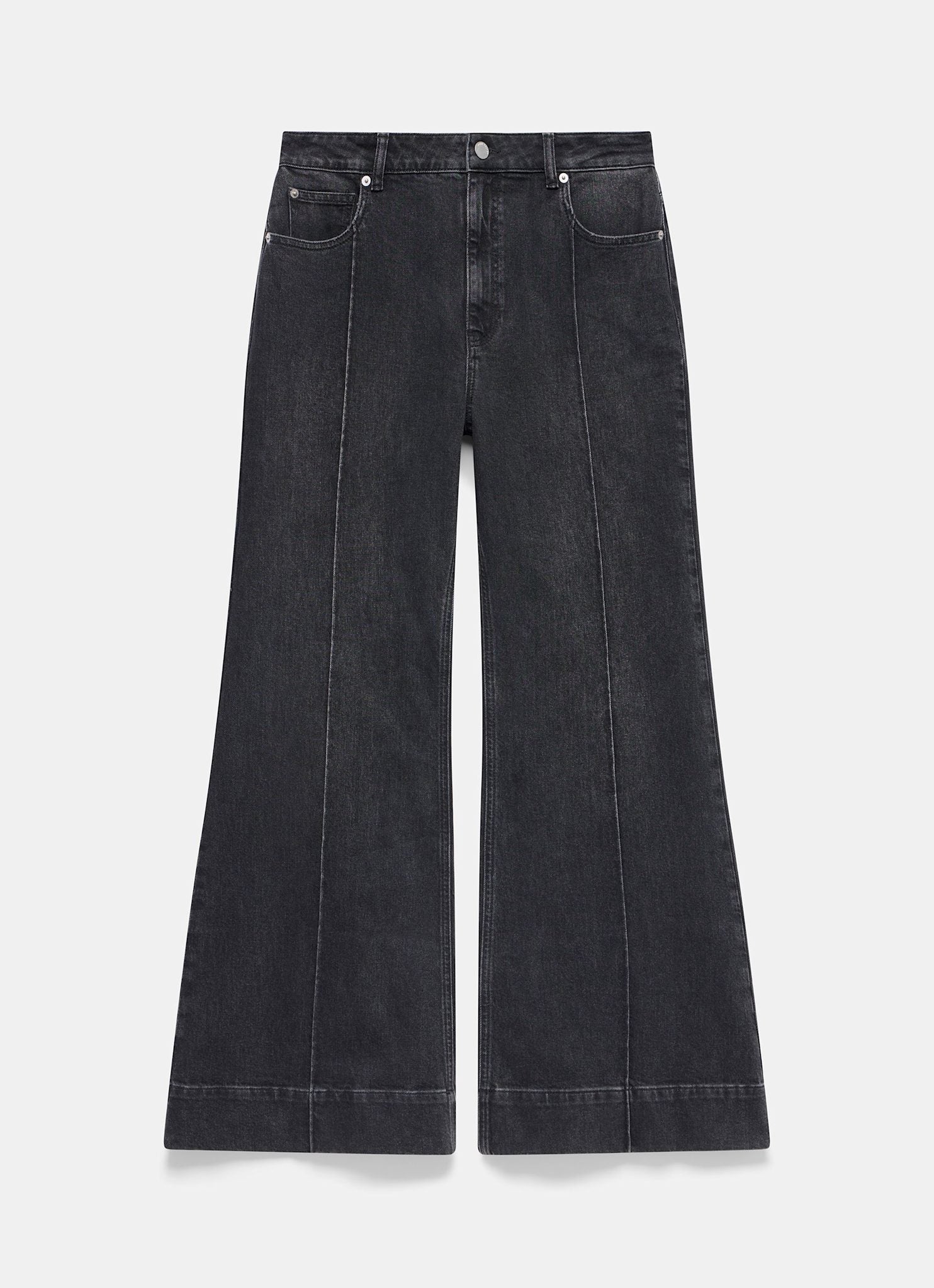 Black Flared Jeans