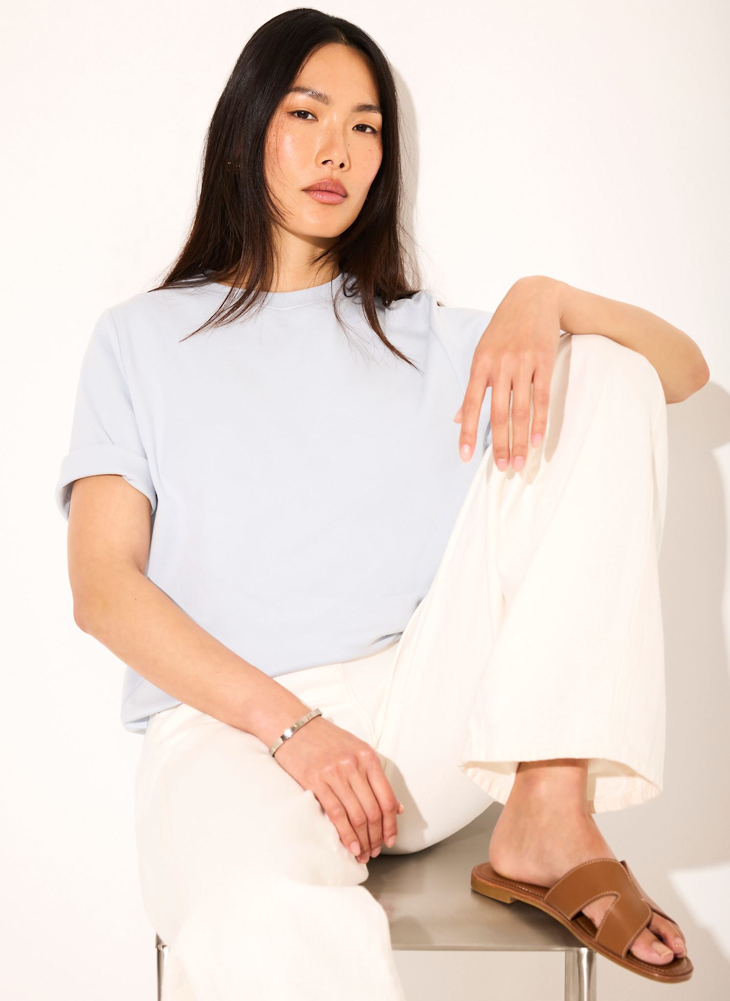 Pale Blue Ultimate Cotton T-Shirt