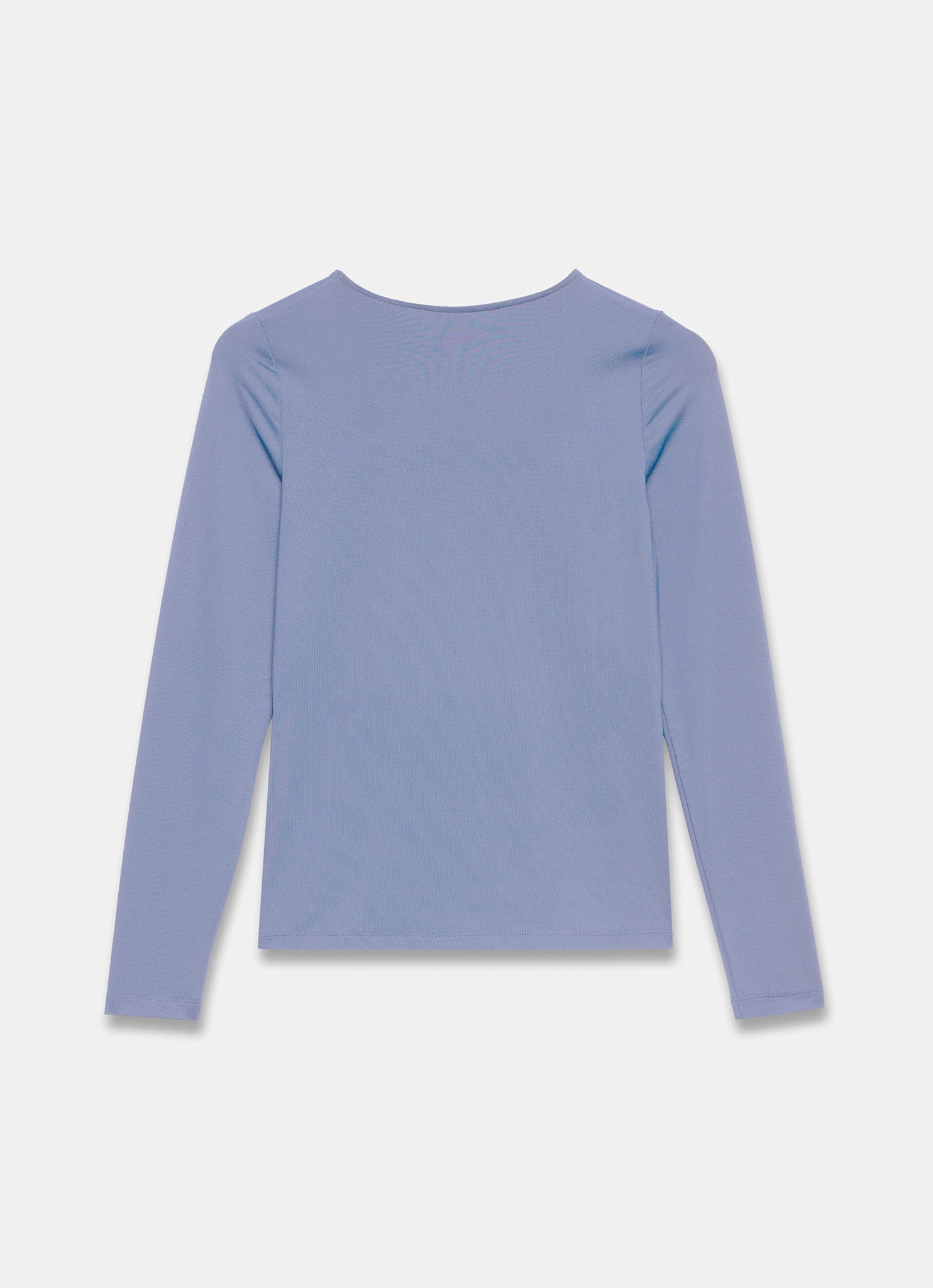 Blue V-Neck Layering Top