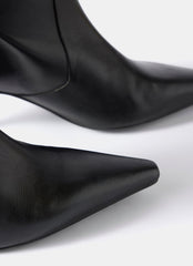 Bode Black Leather Calf Boots
