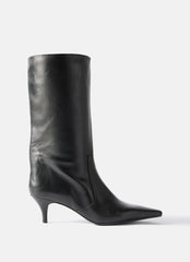 Bode Black Leather Calf Boots