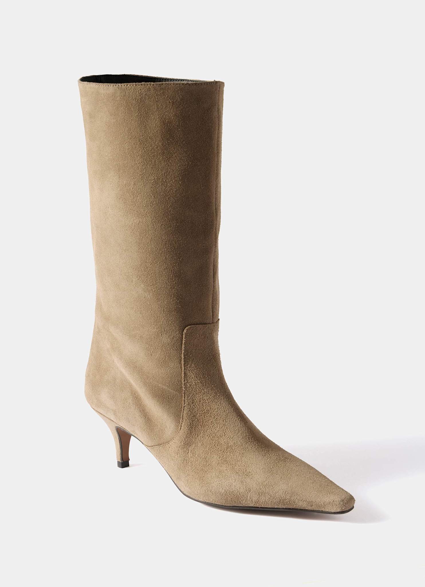 Bode Neutral Suede Calf Boots