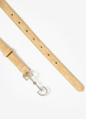 Yellow Suede Snaffle Belt