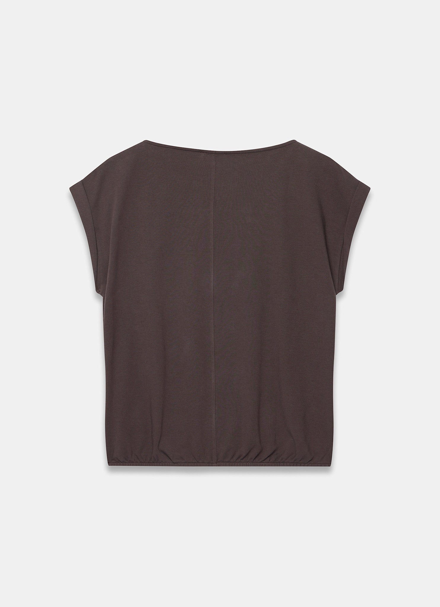 Brown Floral Print Top
