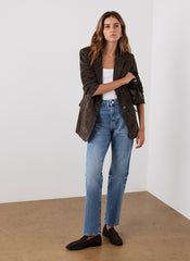 Brown Suede Blazer