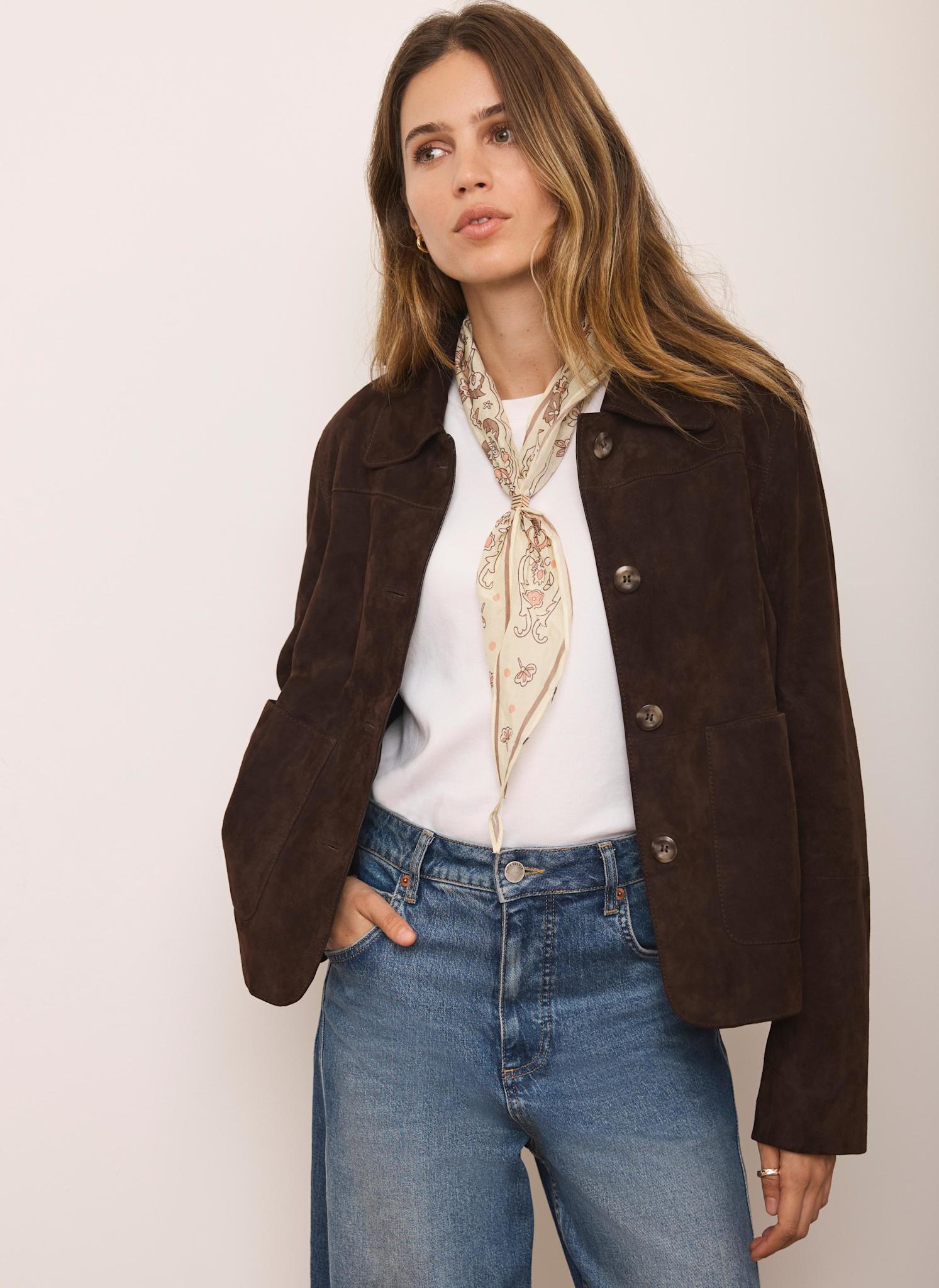 Brown Suede Jacket