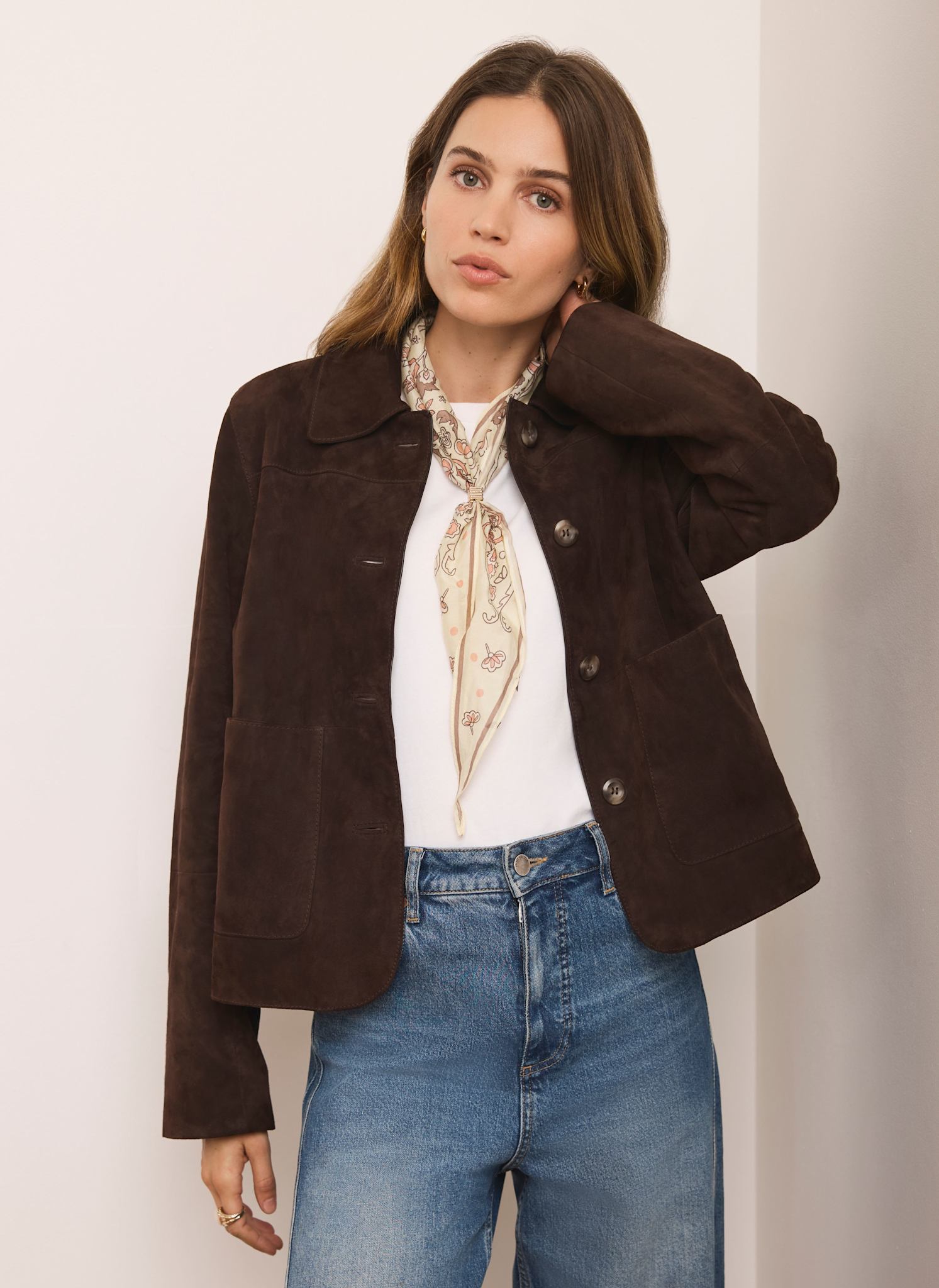 Brown Suede Jacket