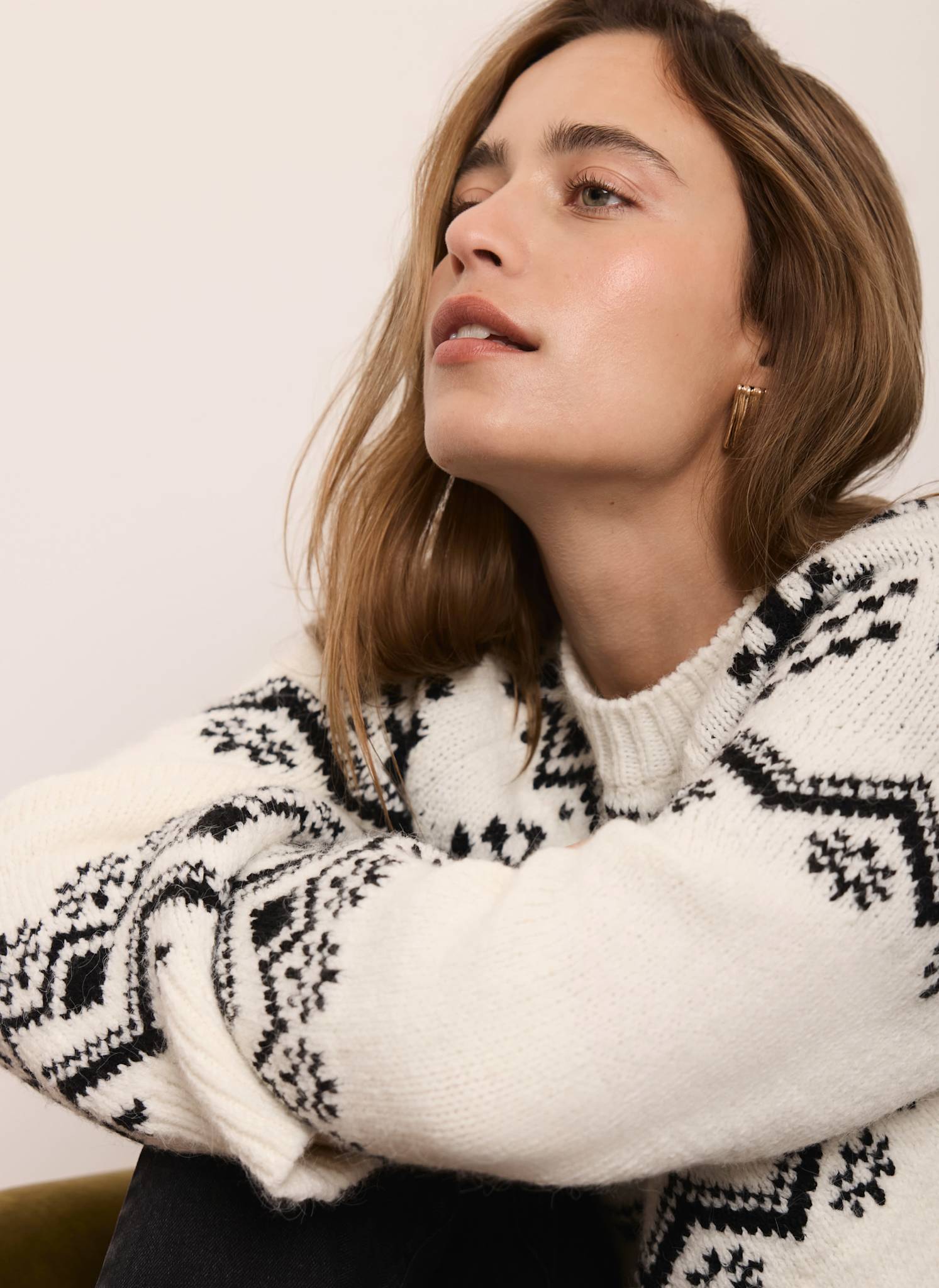 Cream Fair Isle Jumper