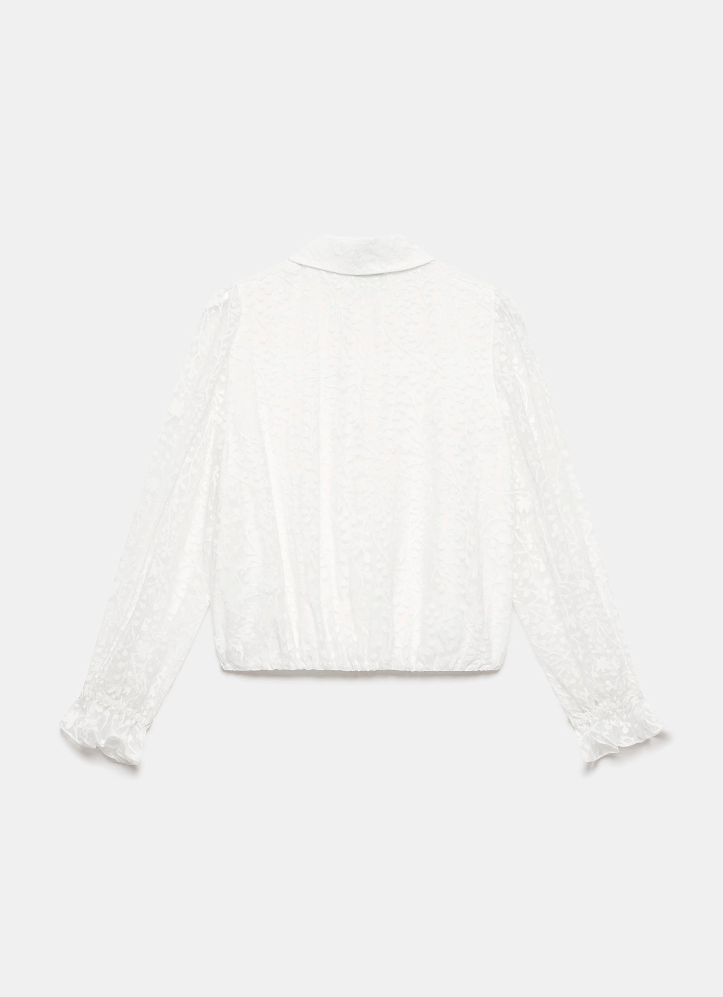 Cream Jacquard Shirt