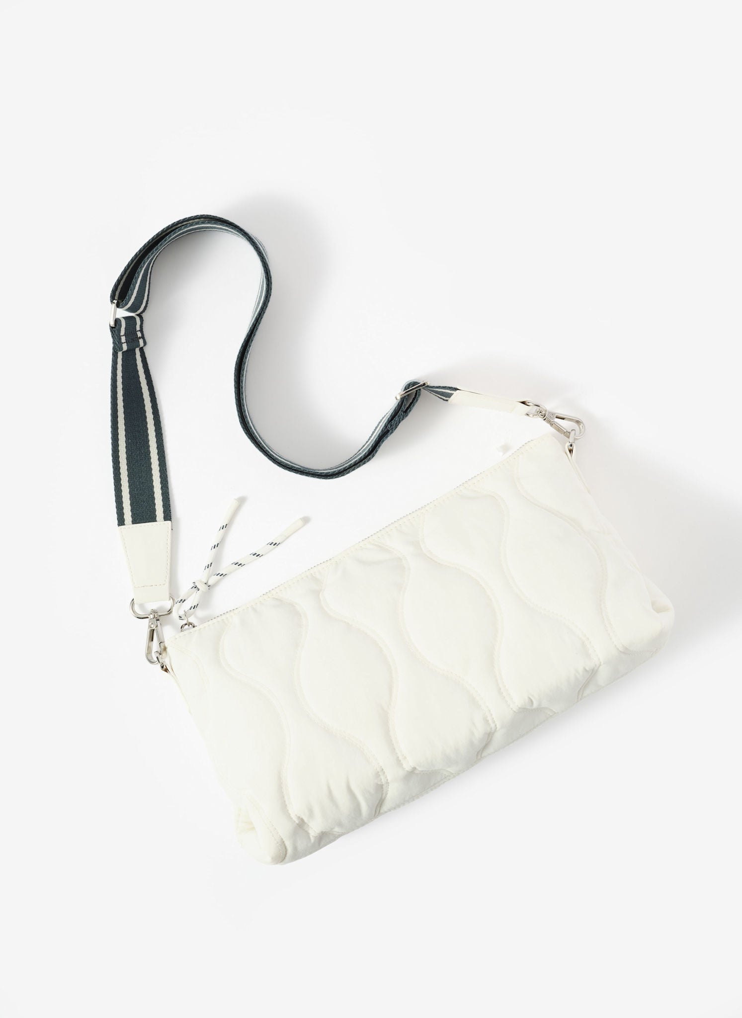 Tia Cream Crossbody Bag