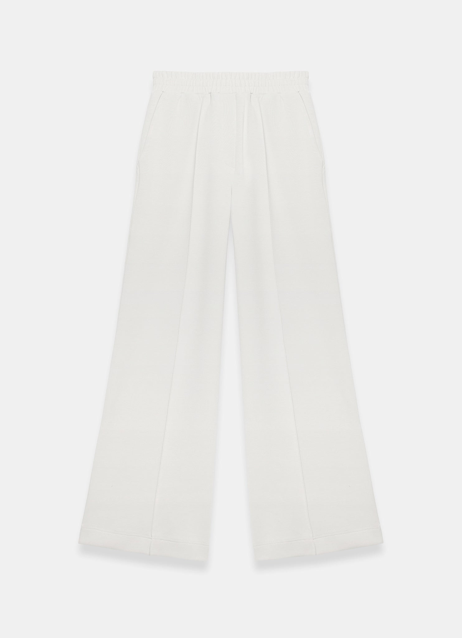 Cream Jersey Pintuck Super Soft Joggers