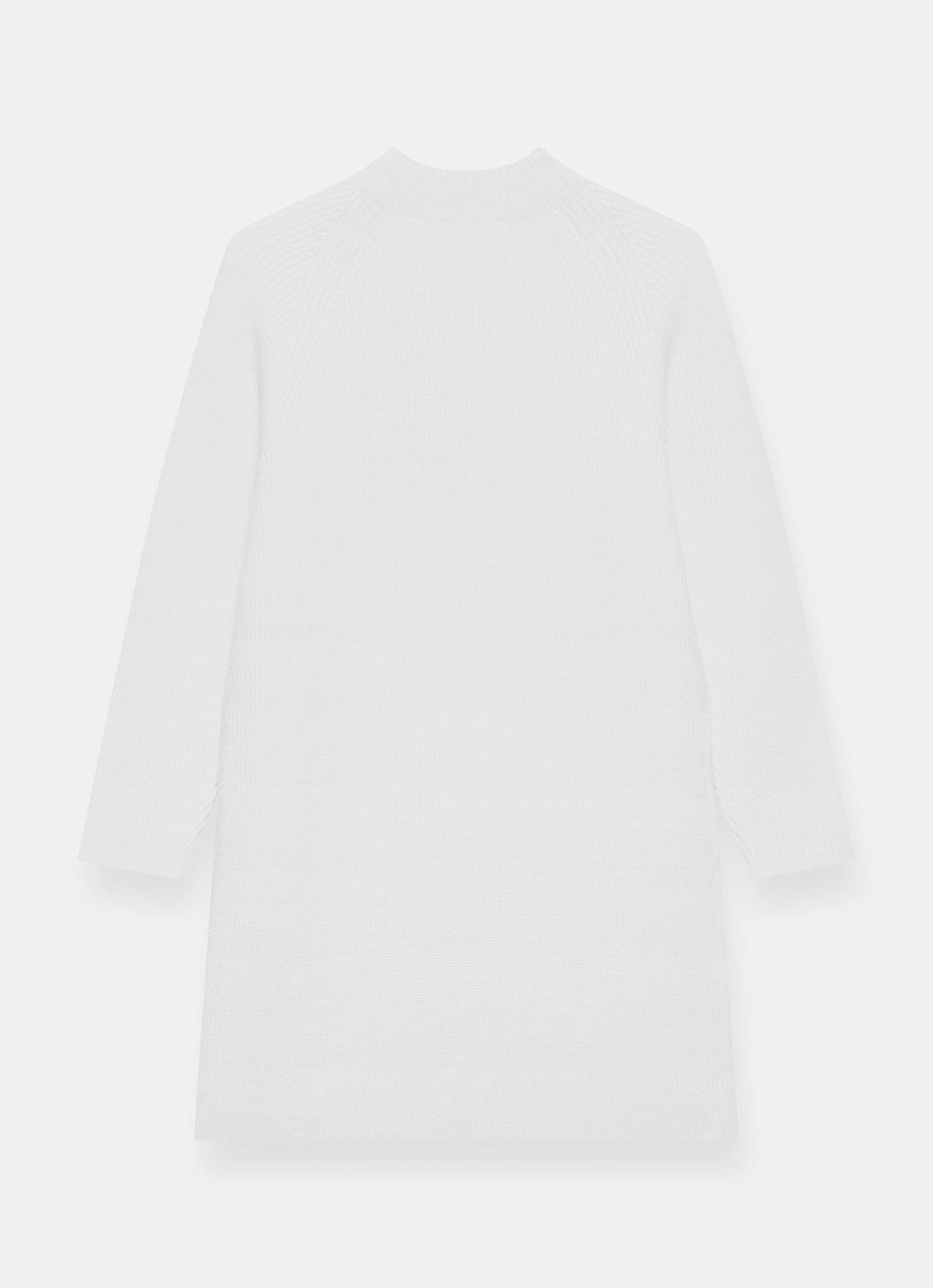 Cream Whipstitch Knitted Mini Dress