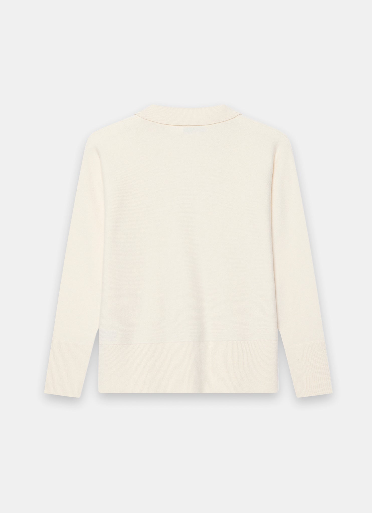 Cream Wool Blend Knit Jumper