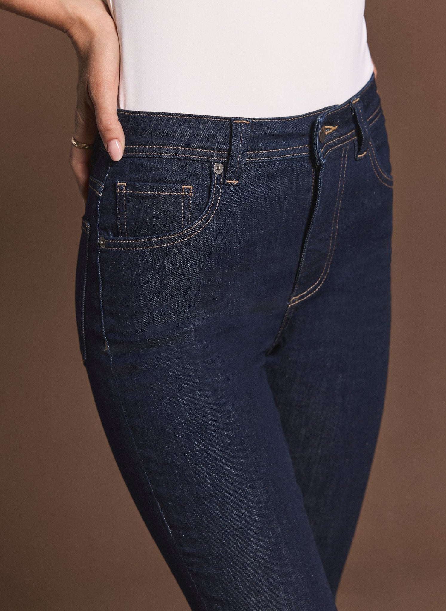 Dark Indigo Sculpting Skinny Jeans
