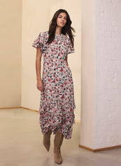 Floral Print Maxi Dress