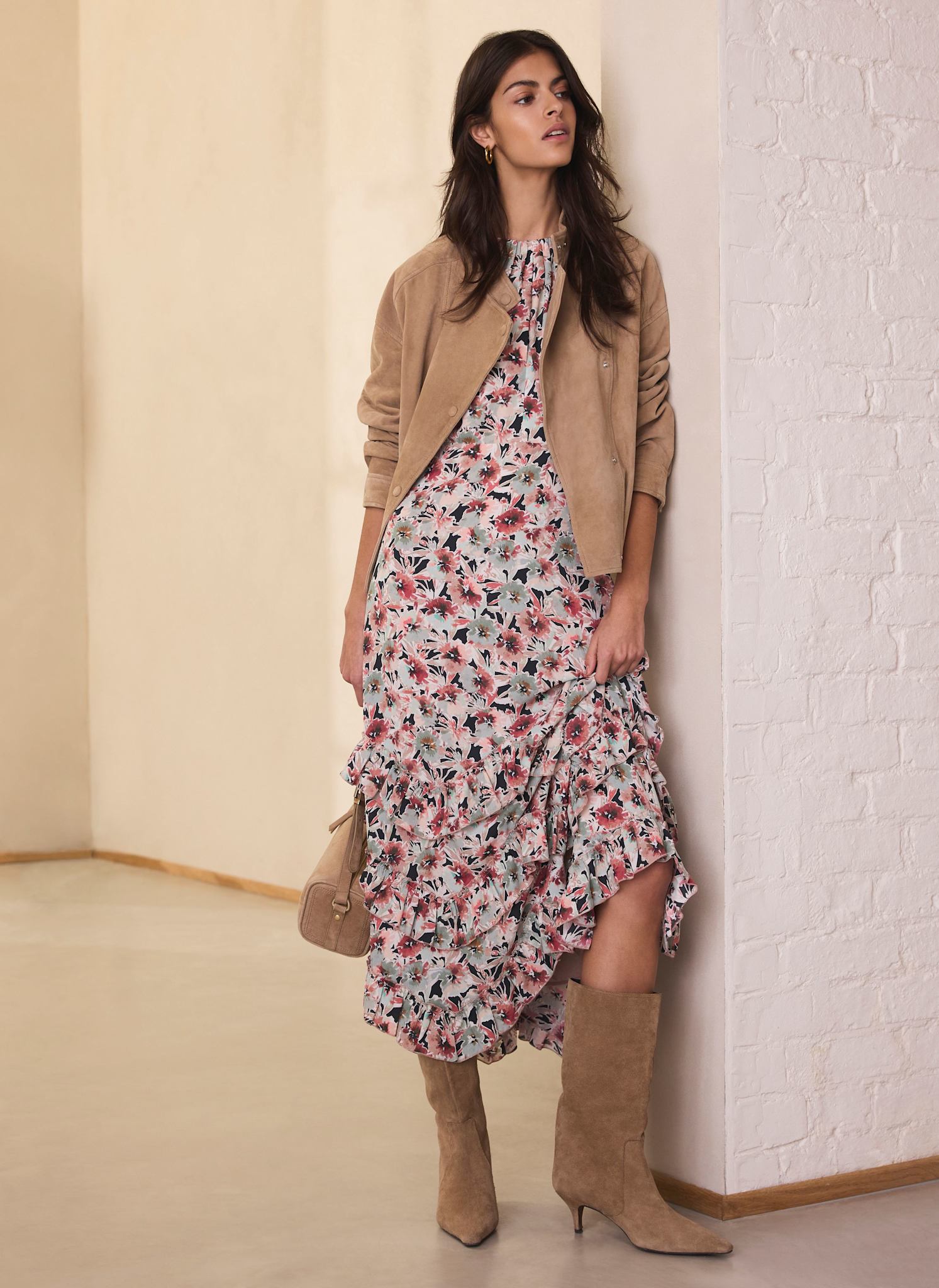 Floral Print Maxi Dress