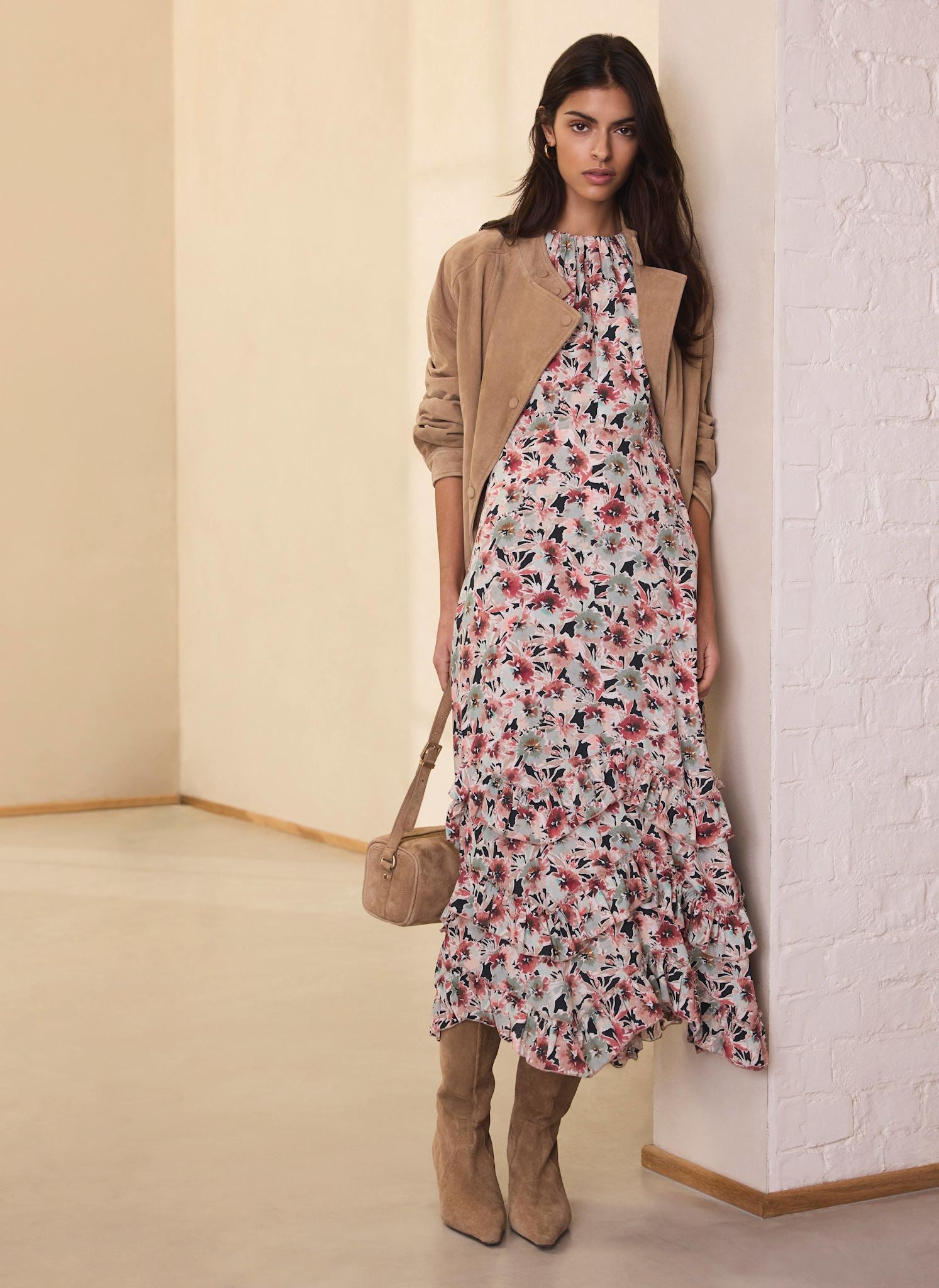 Floral Print Maxi Dress