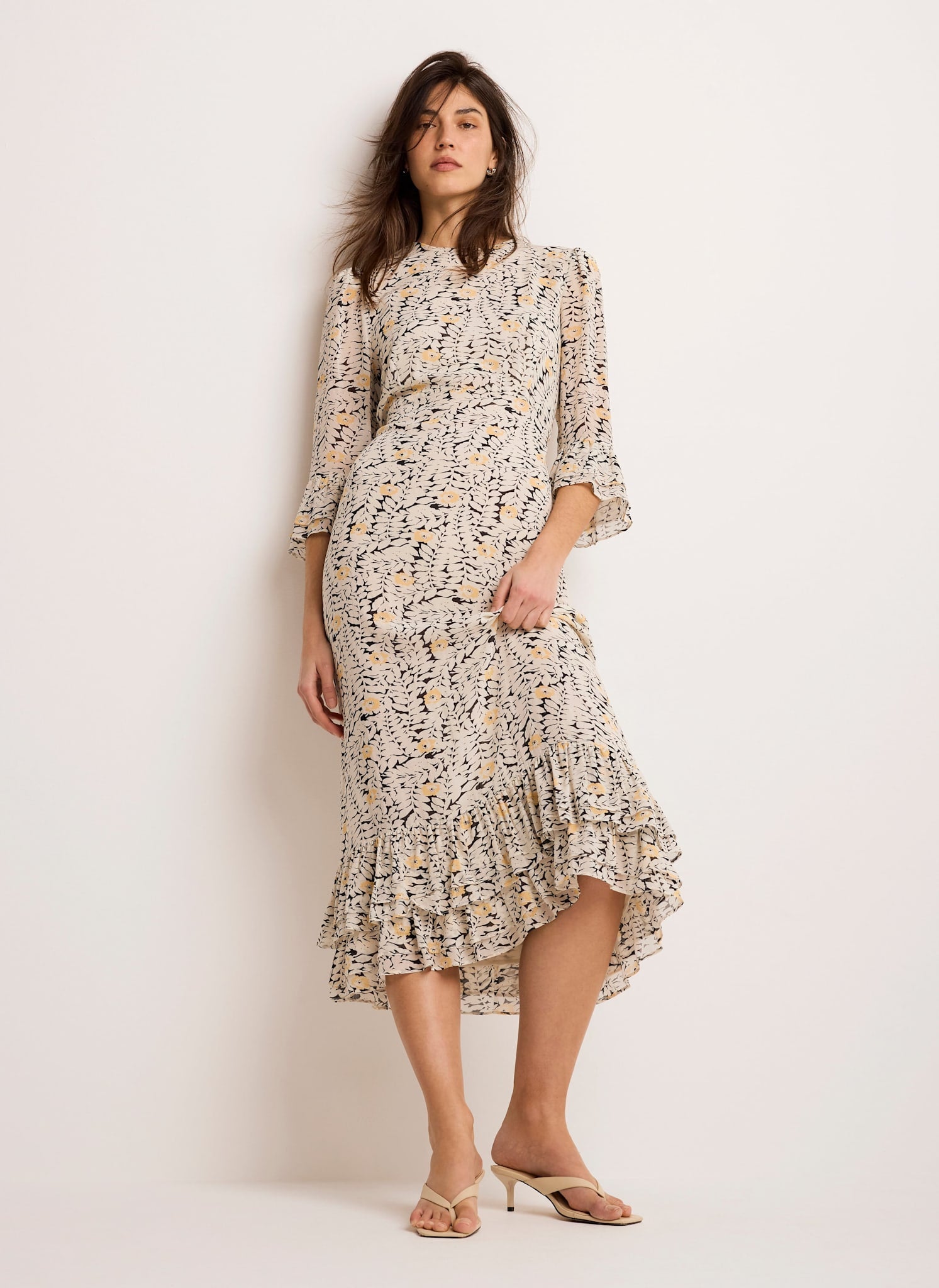 Floral Print Midi Dress