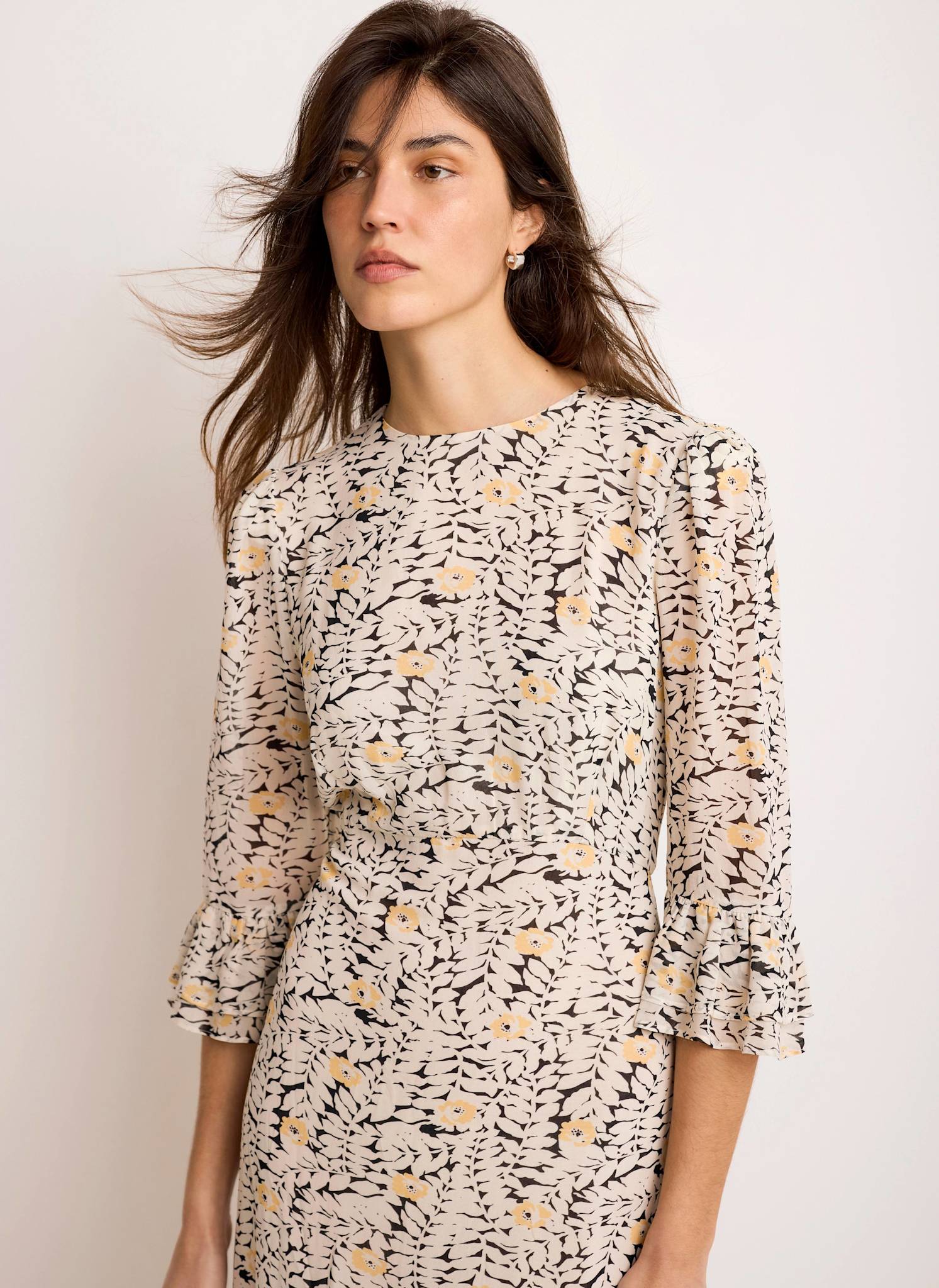Floral Print Midi Dress