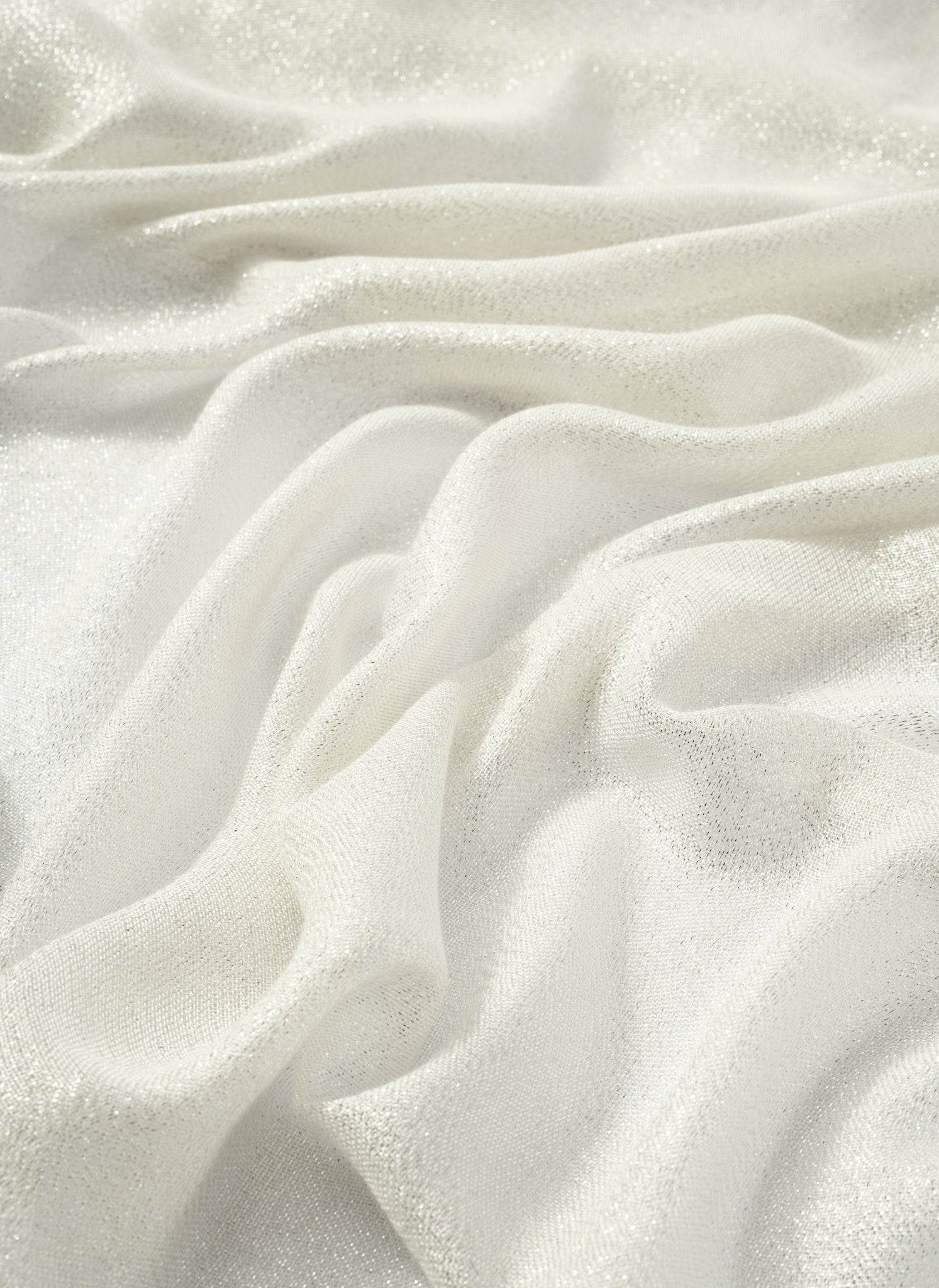Silver Metallic Lightweight Scarf
