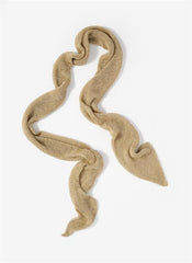 Gold Metallic Skinny Scarf