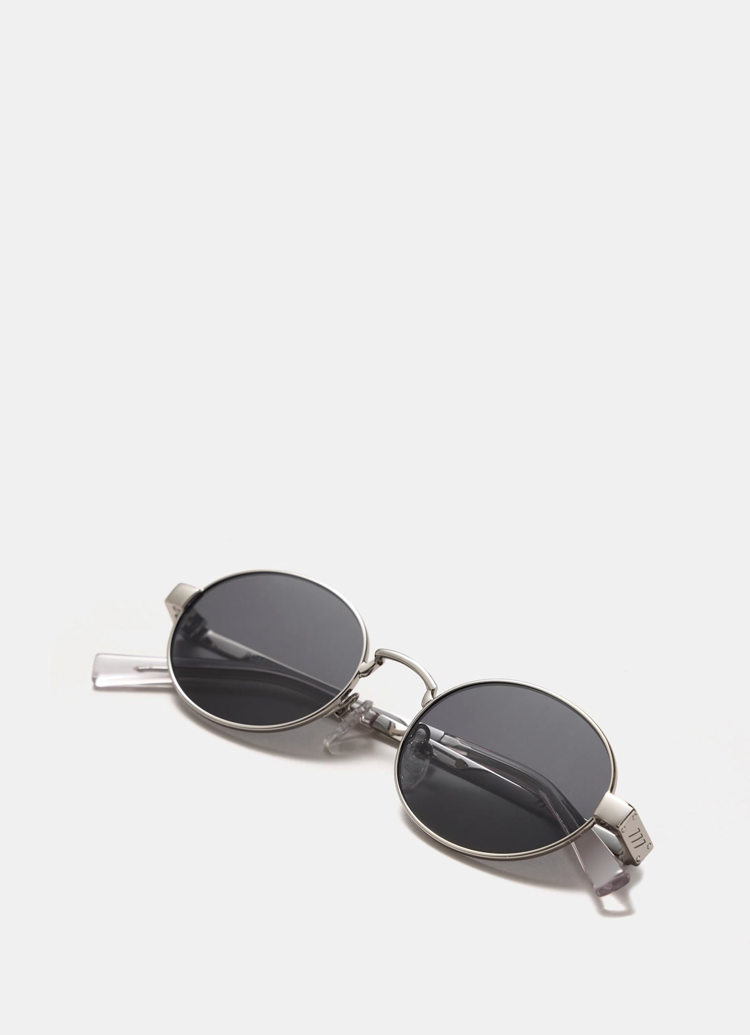 Le Specs Poseidon Deux Silver Tone Metal Sunglasses