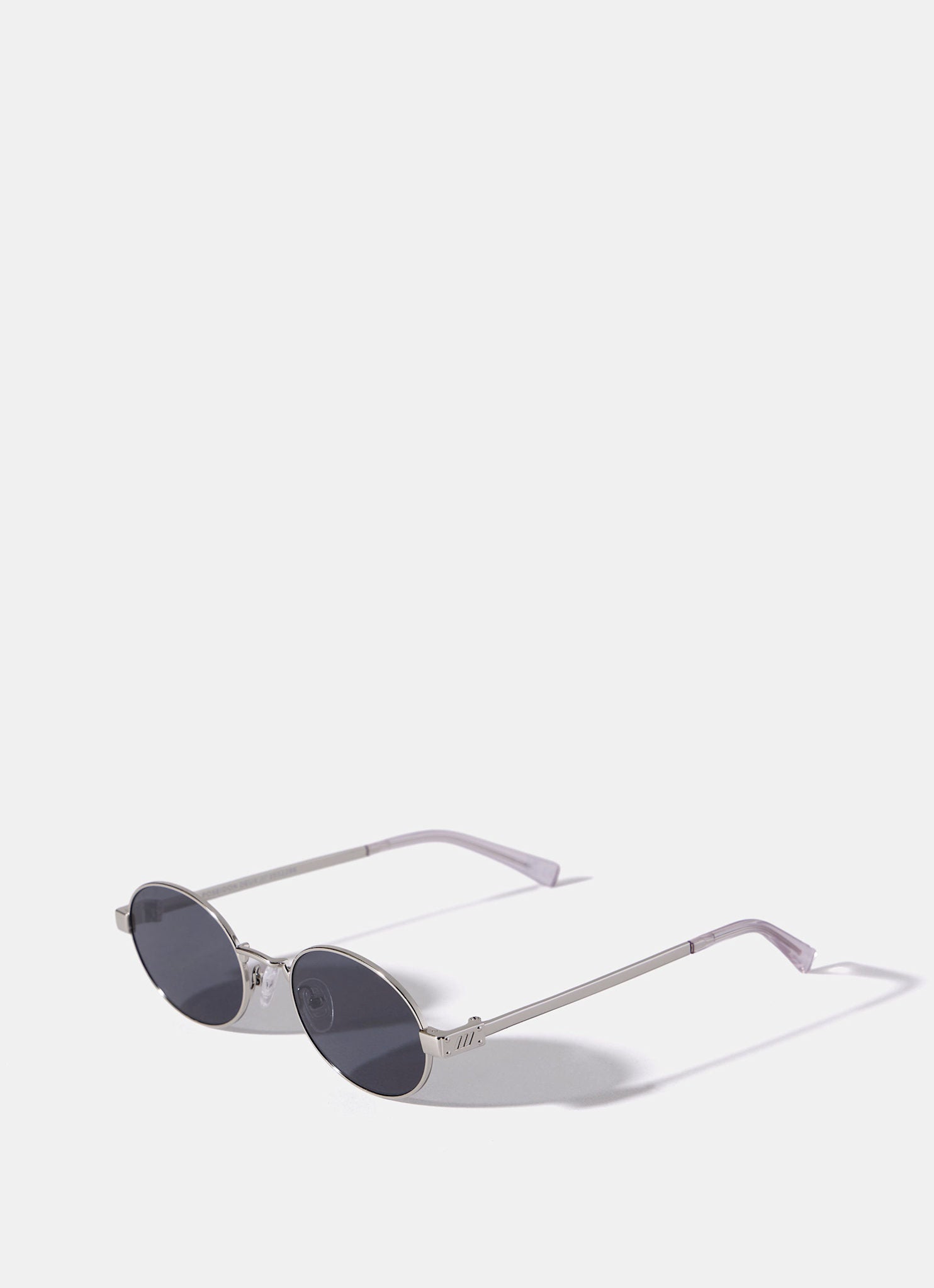 Le Specs Poseidon Deux Silver Tone Metal Sunglasses