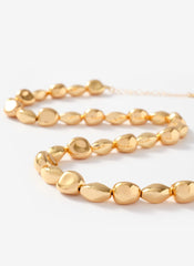 Gold Tone Beaded Necklace
