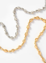 Gold Tone Beaded Necklace