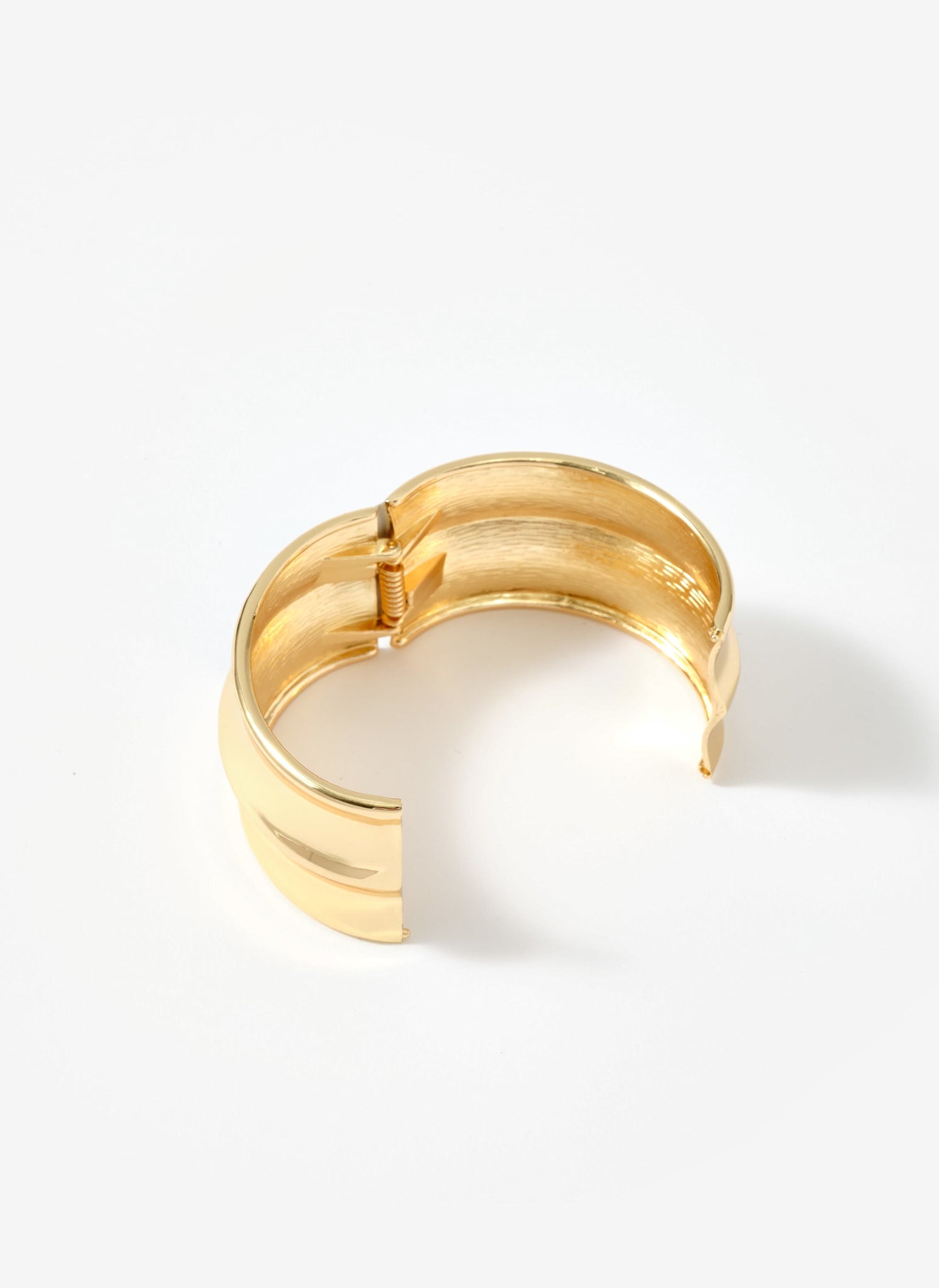 Gold Tone Statement Cuff Bracelet