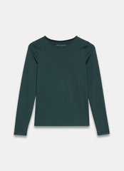 Teal Layering Crew Neck Top