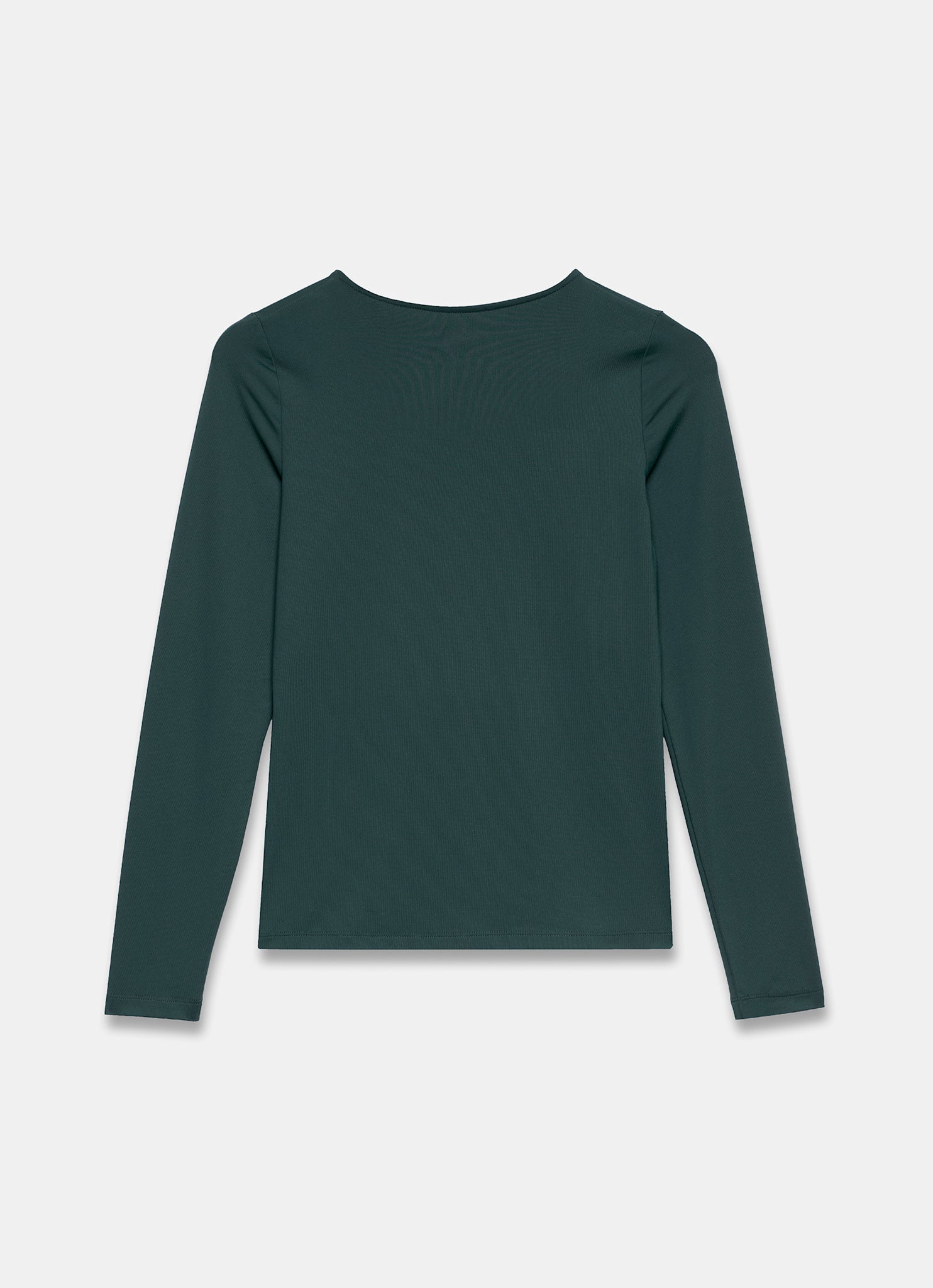 Teal Layering Crew Neck Top