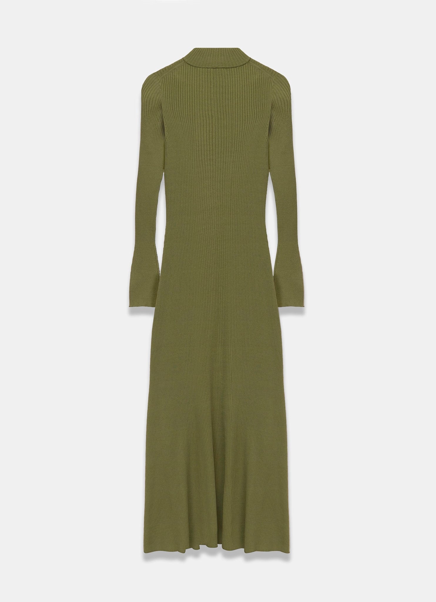 Green Ruffle Maxi Dress